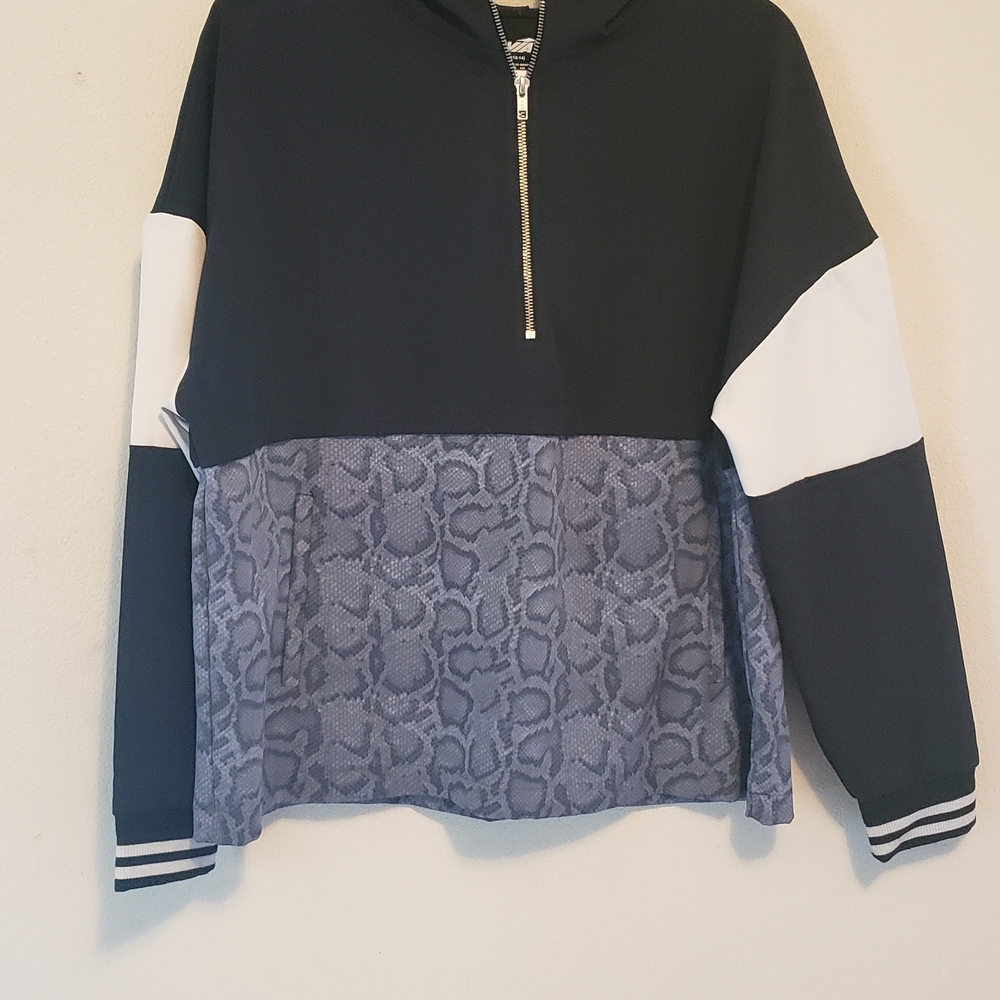 Avia Black‎ Half-Zip Sweatshirt